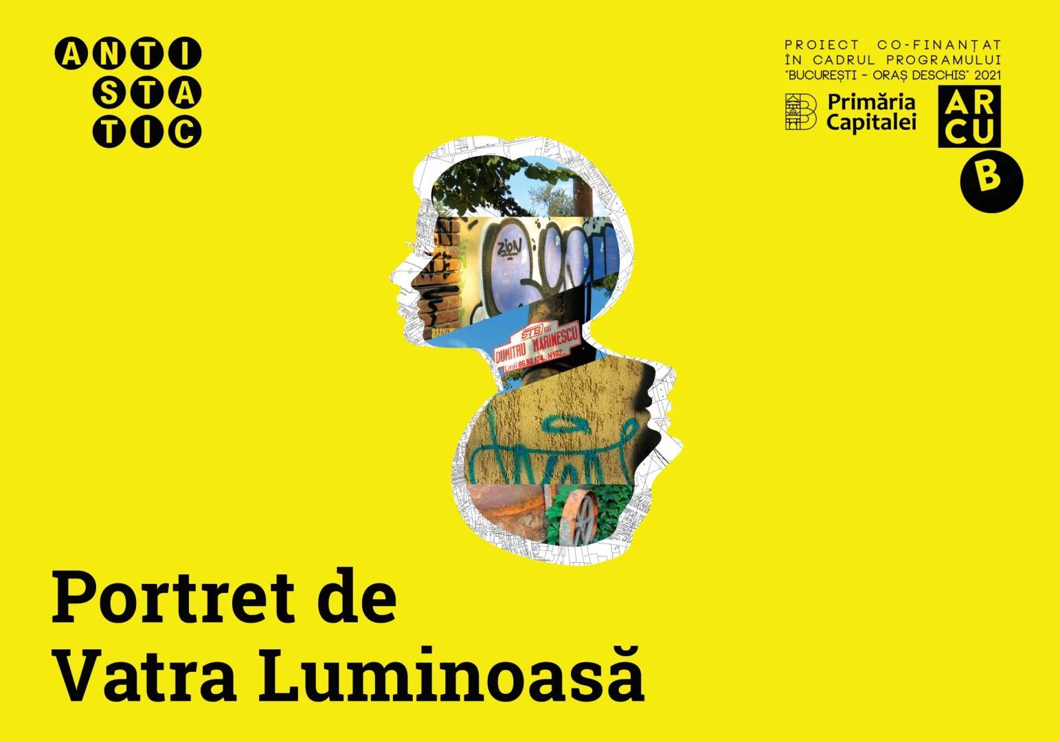 Vizual portret de vatra luminoasa RGB